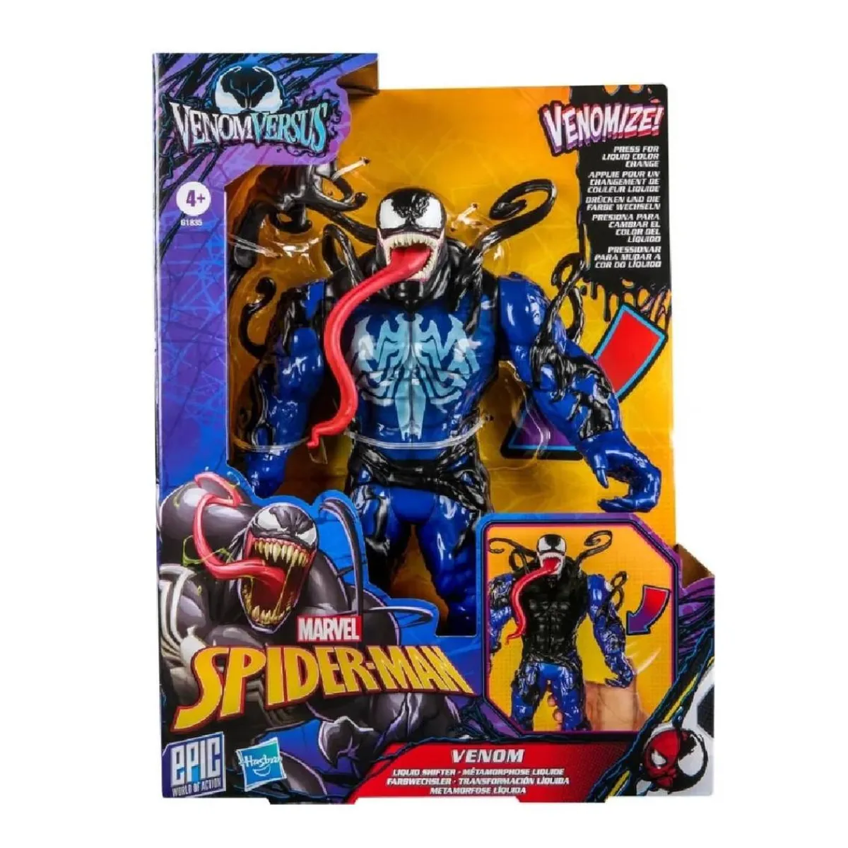 HASBRO IBERIA Figuras De Acción*Spider-man - VenomVersus - Transformación Líquida