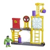 PLAYSKOOL Coleccionables Y Mini Mundos*Spidey y su Superequipo - Parque de juegos de Hulk
