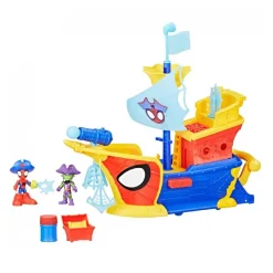 HASBRO EU TRADING Coleccionables Y Mini Mundos*Spidey y su Superequipo - Barco Pirata con telarañas