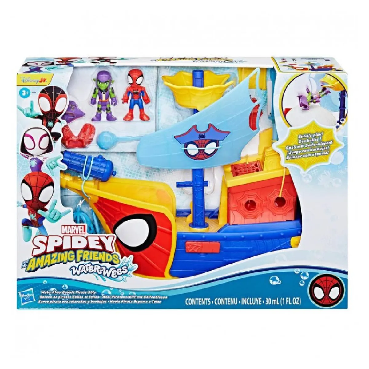 HASBRO EU TRADING Coleccionables Y Mini Mundos*Spidey y su Superequipo - Barco Pirata con telarañas