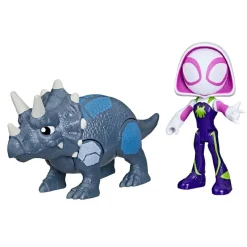 HASBRO IBERIA Coleccionables Y Mini Mundos*Spidey y su Superequipo - Pack 2 figuras Dino-Webs (Varios modelos)