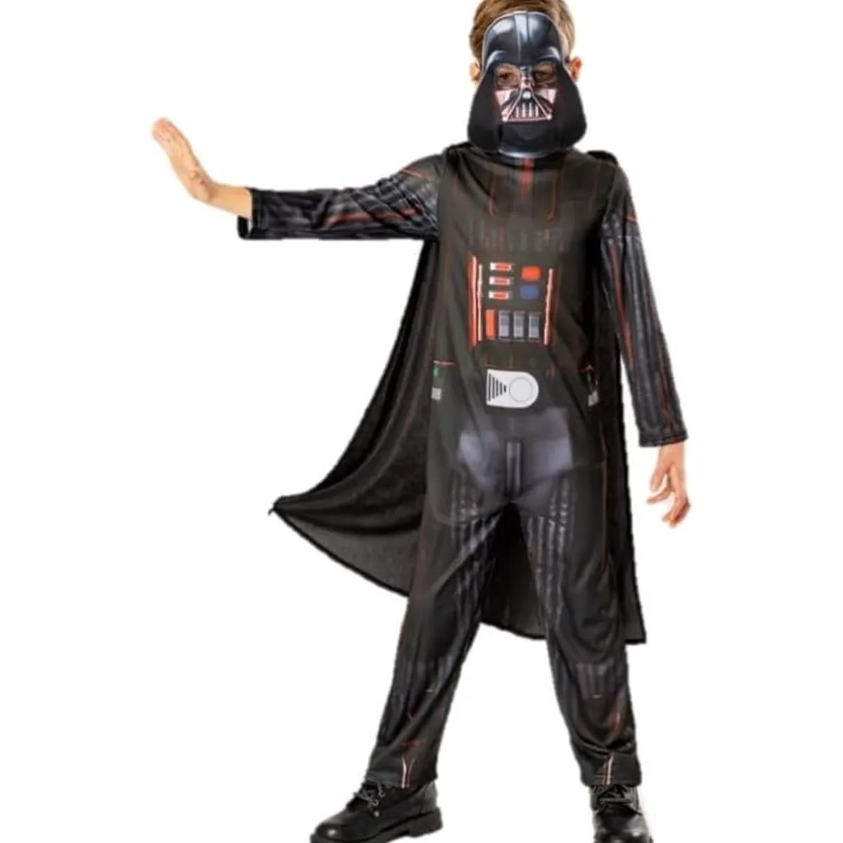 RUBIE'S Disfraces|Halloween*Star Wars - Disfraz ecológico Darth Vader 7-8 años (117-128 cm)