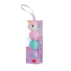 TOYS "R" US Estilo De Vida*Subrayador fluorescente 3 colores unicornio ㅤ