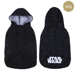 ARTESANIA CERDÁ Coleccionables Y Mini Mundos*Sudadera para perro Cotton Brushed Darth Vader XXS