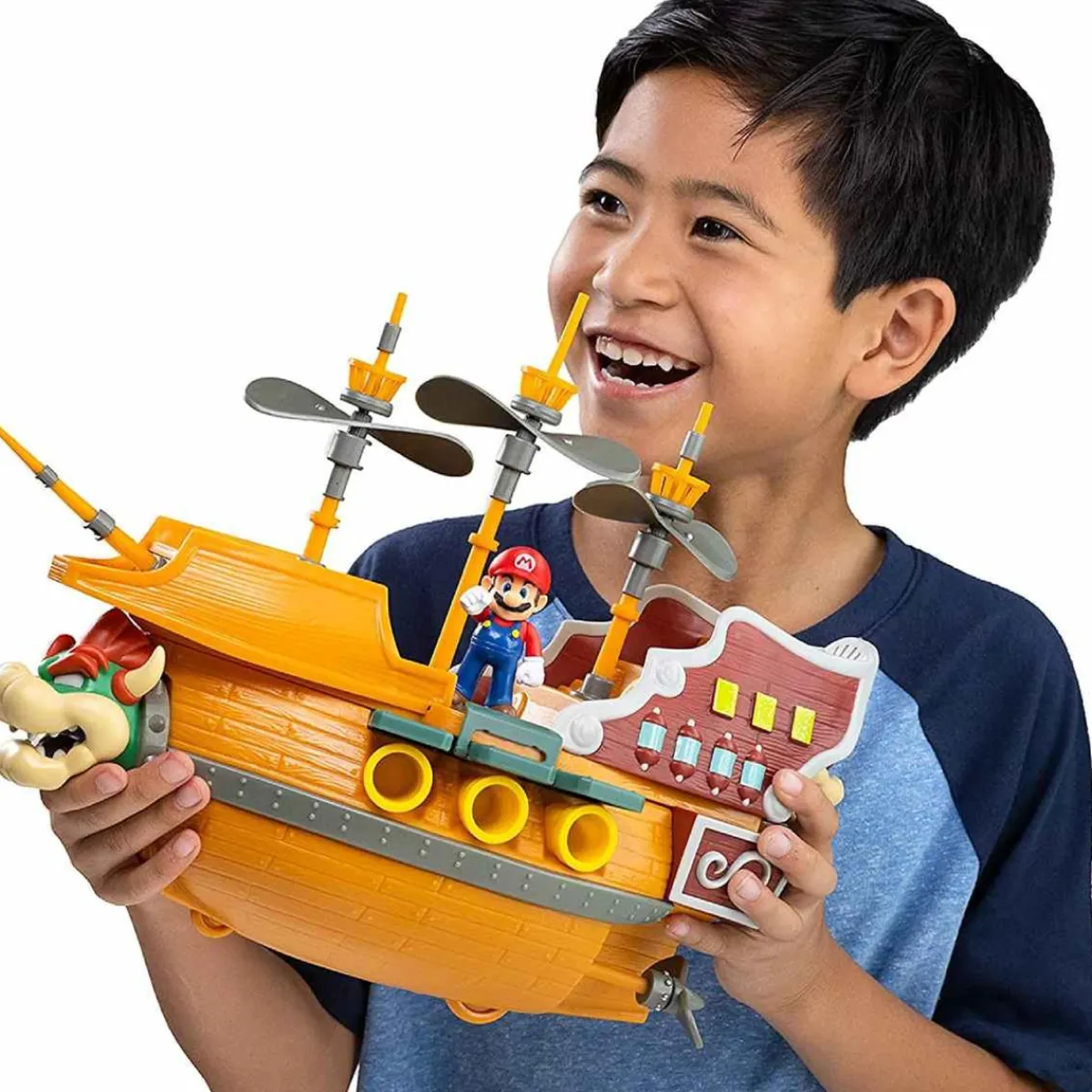 CONCENTRA Figuras De Acción*Super Mario - Barco volador de Bowser