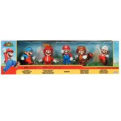 JAKKS Figuras De Acción*Super Mario - Pack 5 figuras de Mario