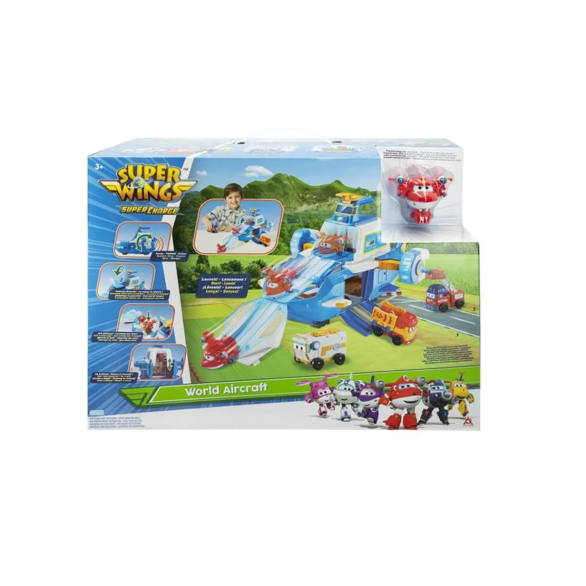 COLOR BABY Coleccionables Y Mini Mundos*Super Wings - Portaviones Mundial