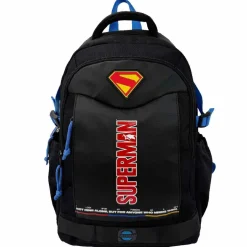 C Y P BRANDS Material Escolar*Superman - Mochila 43 cm adaptable a carro