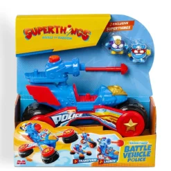 SUPER THINGS Figuras De Acción*Superthings - Battle Vehicle Police