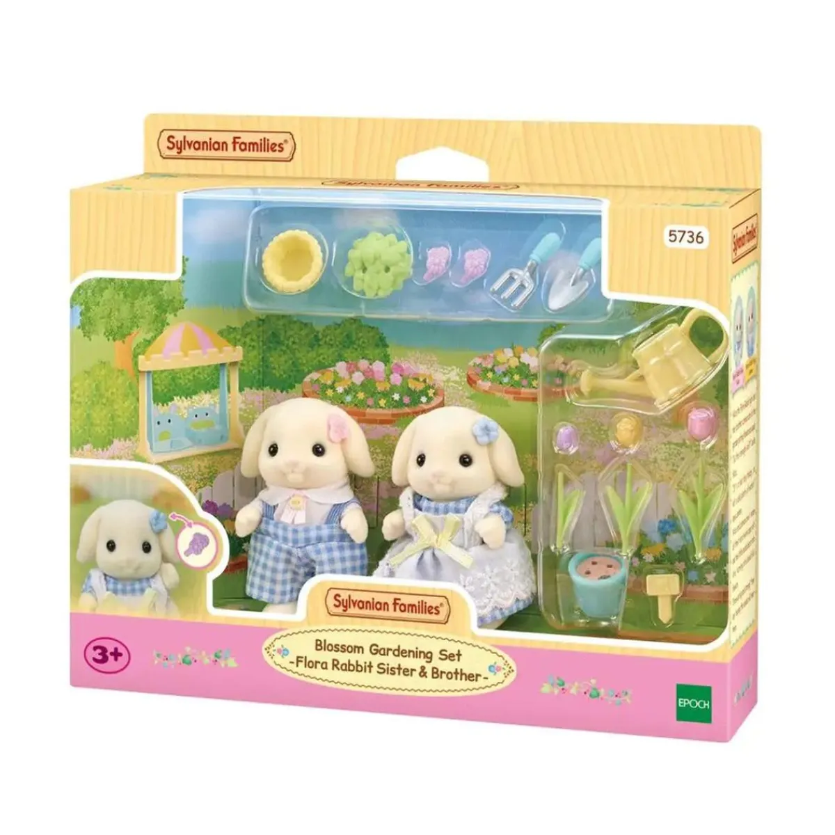 EPOCH PARA IMAGINAR S.L. Coleccionables Y Mini Mundos*Sylvanian Families - Blossom Gardening juguete conejos ㅤ
