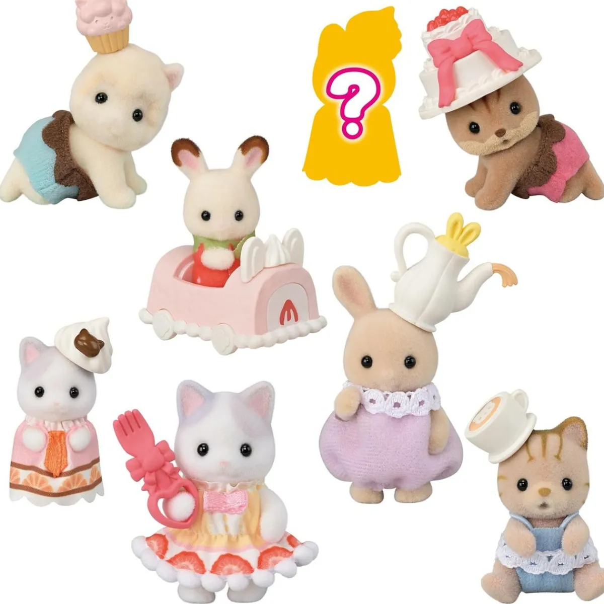 EPOCH PARA IMAGINAR S.L. Coleccionables Y Mini Mundos*Sylvanian Families - Bolsa con bebé sorpresa - Edición dulces disfraces