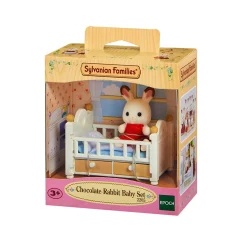EPOCH PARA IMAGINAR S.L. Coleccionables Y Mini Mundos*Sylvanian Families - Set Bebé Conejo Chocolate (Cama)