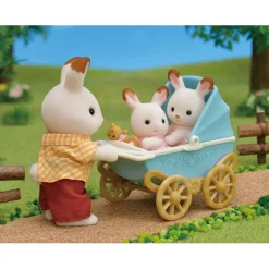 SYLVANIAN FAMILIES Coleccionables Y Mini Mundos*- Set cochecito gemelar
