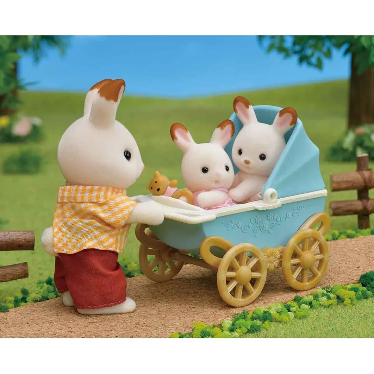 SYLVANIAN FAMILIES Coleccionables Y Mini Mundos*- Set cochecito gemelar