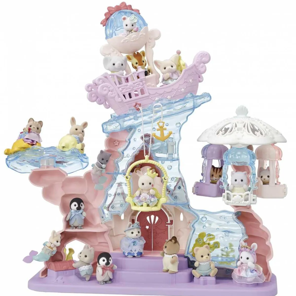EPOCH PARA IMAGINAR S.L. Coleccionables Y Mini Mundos*Sylvanian Families - Set de juguetes Castillo de Sirenas y Familias