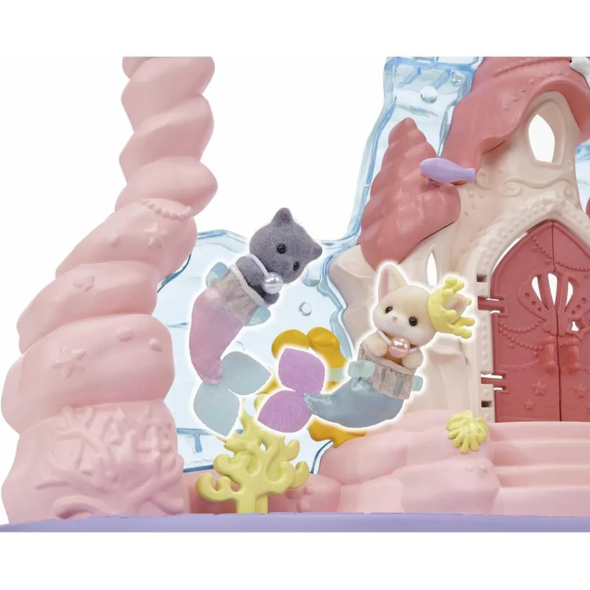 EPOCH PARA IMAGINAR S.L. Coleccionables Y Mini Mundos*Sylvanian Families - Set de juguetes Castillo de Sirenas y Familias