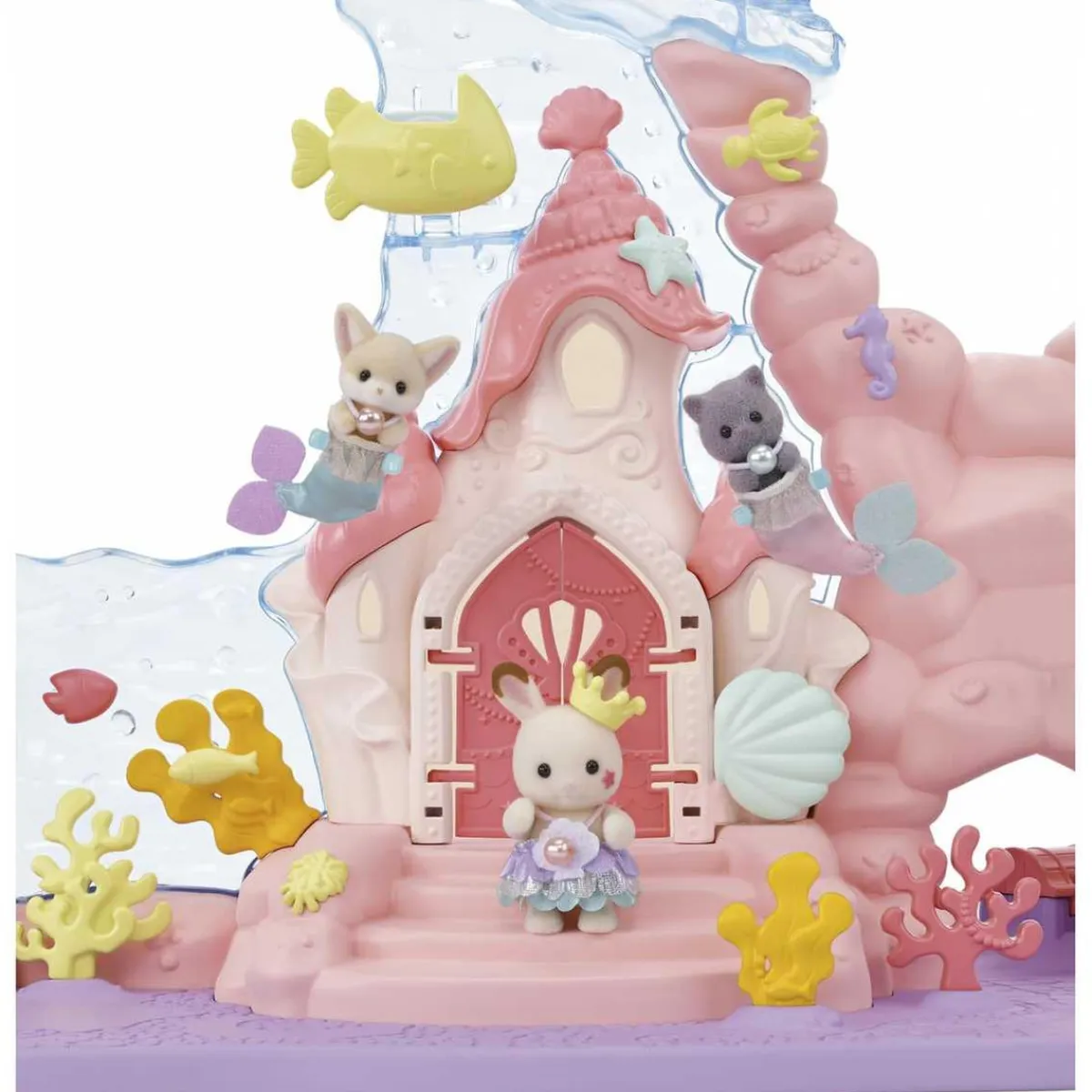 EPOCH PARA IMAGINAR S.L. Coleccionables Y Mini Mundos*Sylvanian Families - Set de juguetes Castillo de Sirenas y Familias