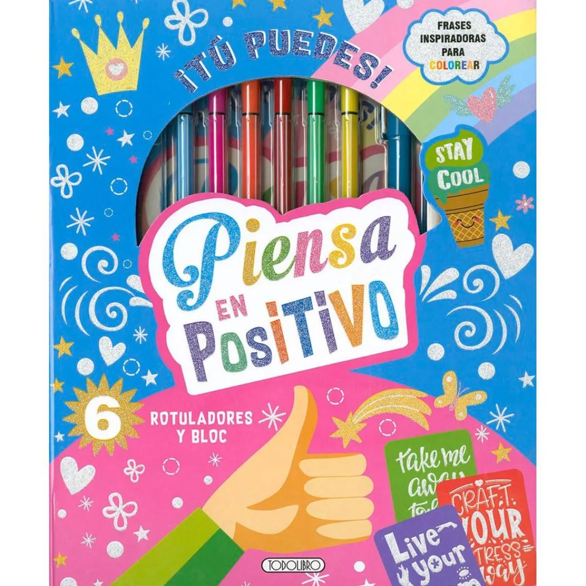 TODO LIBRO Juguetes Educativos Y Libros*Tú puedes - Piensa en positivo