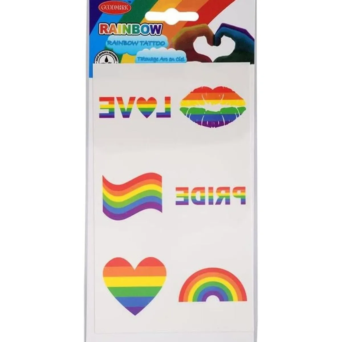 CIAO Disfraces|Halloween*Tatuajes arcoíris