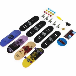 CONCENTRA Vehículos Y Circuitos*Tech Deck - Pack 4 mini skates (varios modelos)
