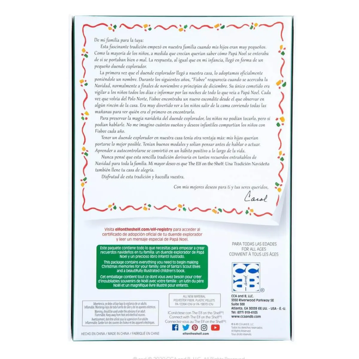 CEFA Juguetes Educativos Y Libros*The Elf on The Shelf - Cuento y Muñeco Elf Chico