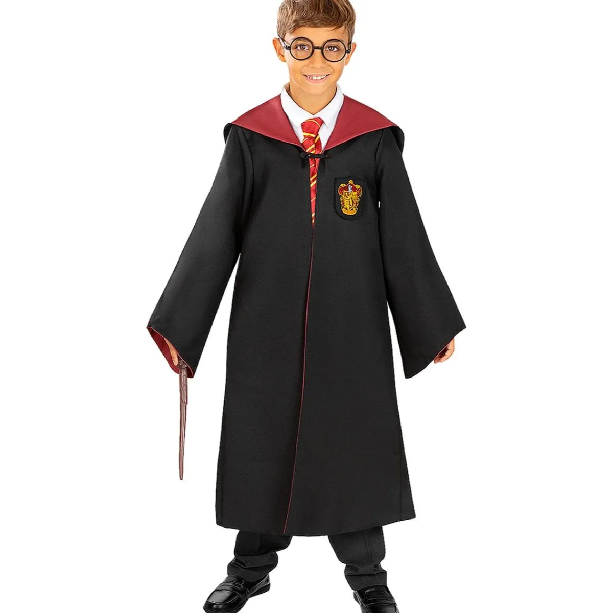 Funidelia Disfraces|Halloween*Túnica Gryffindor Harry Potter niños 10-12 años Diamond Edition