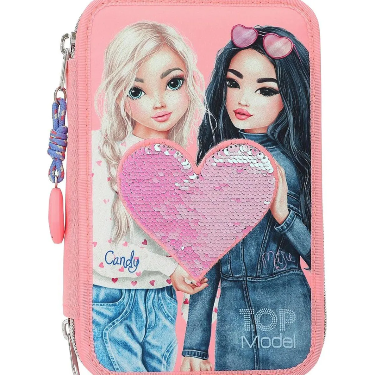 DEPESCHE Estilo De Vida*Top Model - Estuche triple con lentejuelas