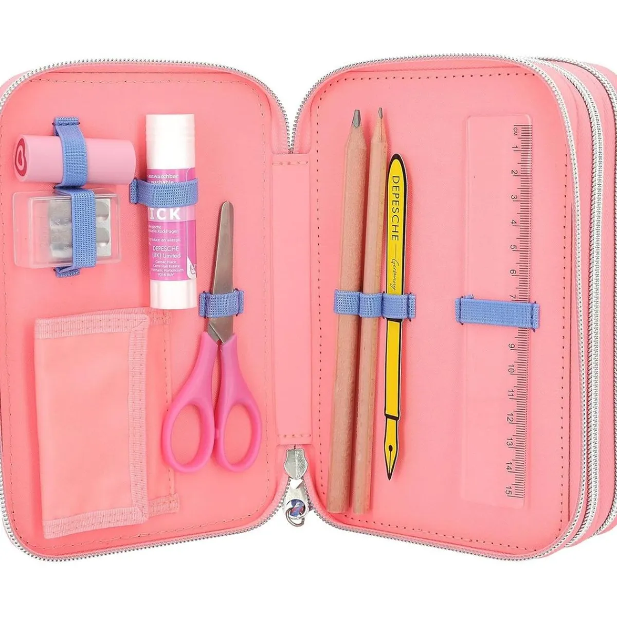 DEPESCHE Estilo De Vida*Top Model - Estuche triple con lentejuelas