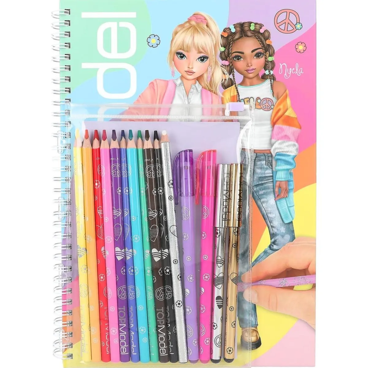 DEPESCHE Estilo De Vida*Top Model - Libro de colorear con set de colores