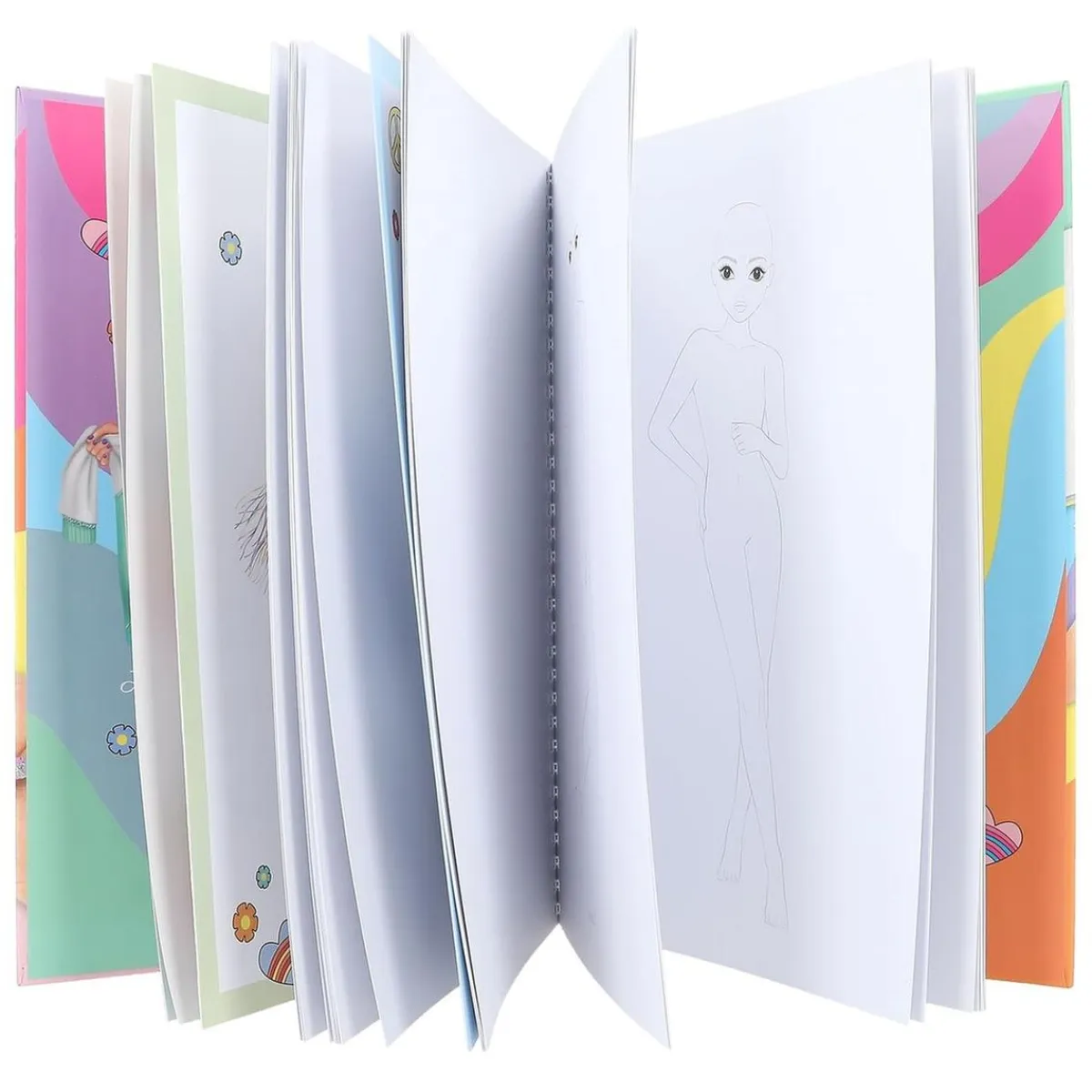 DEPESCHE Estilo De Vida*Top Model - Libro de colorear con set de colores