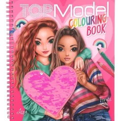 DEPESCHE Estilo De Vida*Top Model - Libro para colorear con lentejuelas reversibles