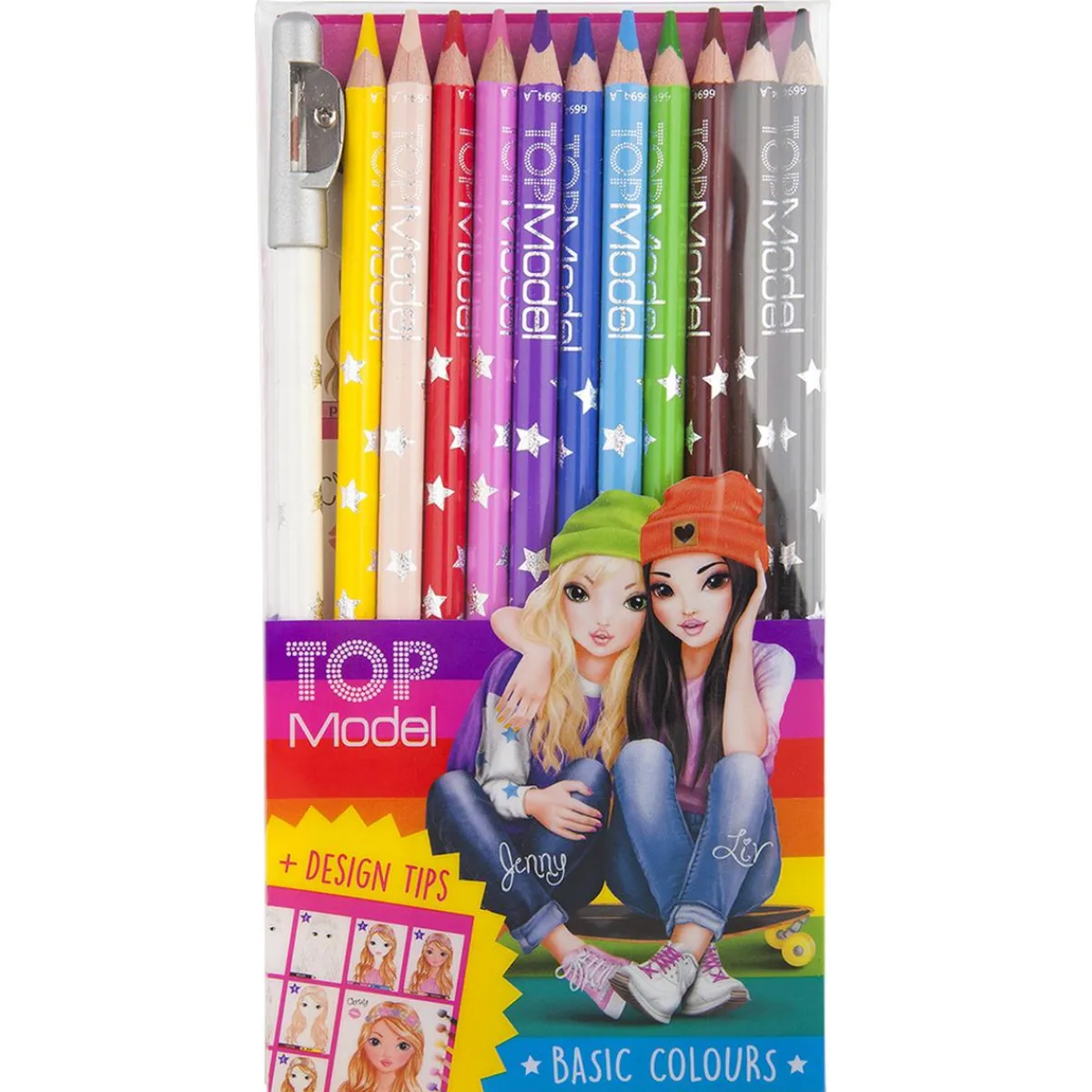 DEPESCHE Material Escolar|Estilo De Vida*Top Model - Set 12 Lápices de Colores