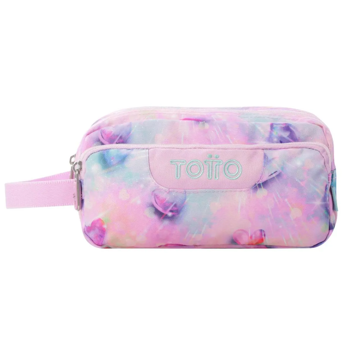 TOTTO Material Escolar*- Estuche Agapec Glitter Shiny Heart