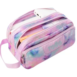 TOTTO Material Escolar*- Estuche Agapec Glitter Shiny Heart