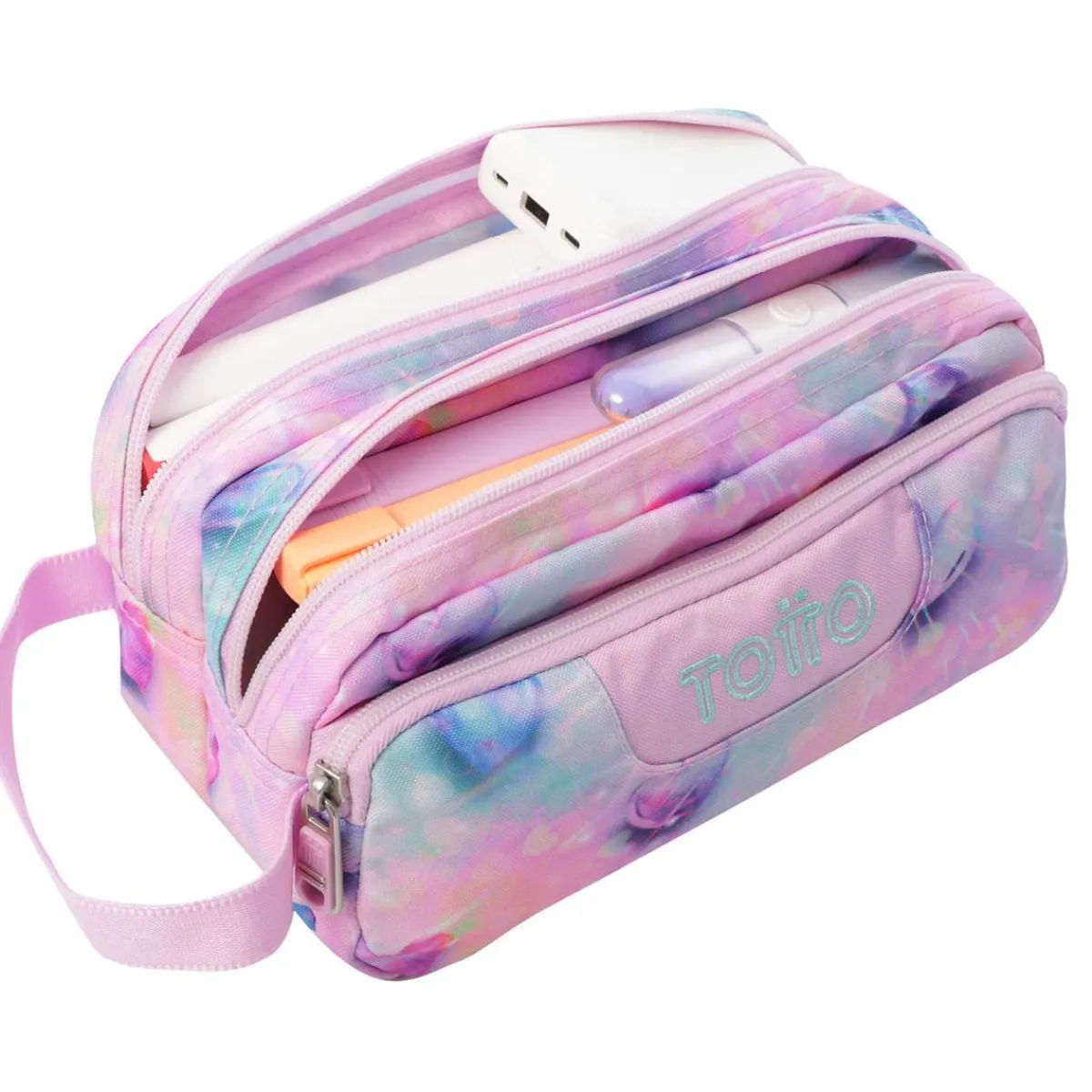 TOTTO Material Escolar*- Estuche Agapec Glitter Shiny Heart