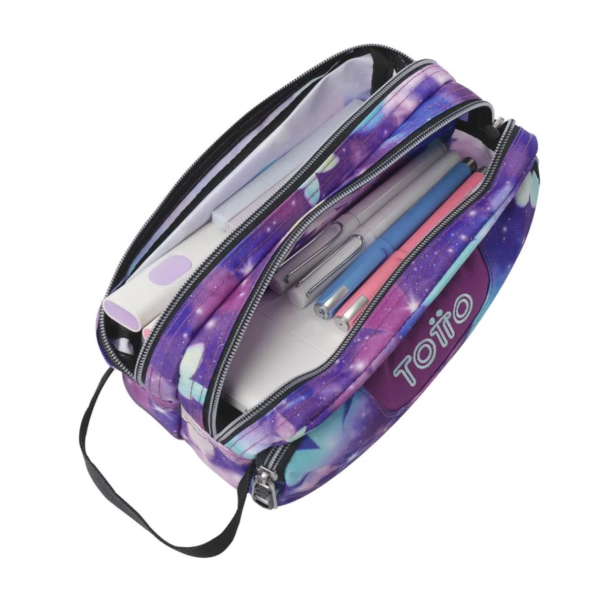 TOTTO Material Escolar*- Estuche Agapec Glitter Star Butterfly