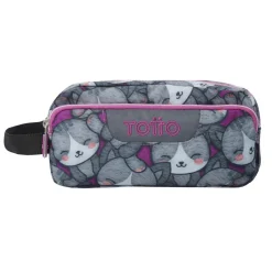 TOTTO Material Escolar*- Estuche Agapec Kitten Rose