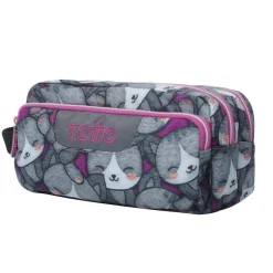 TOTTO Material Escolar*- Estuche Agapec Kitten Rose