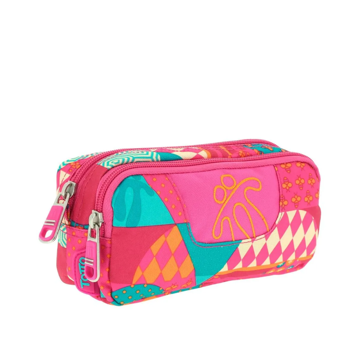 TOTTO Material Escolar*- Estuche escolar 2 compartimentos - Sobre