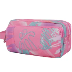 TOTTO Material Escolar*- Estuche escolar 3 compartimentos Agapec Lilac