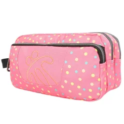 TOTTO Material Escolar*- Estuche escolar 3 compartimentos Agapec Fiesty