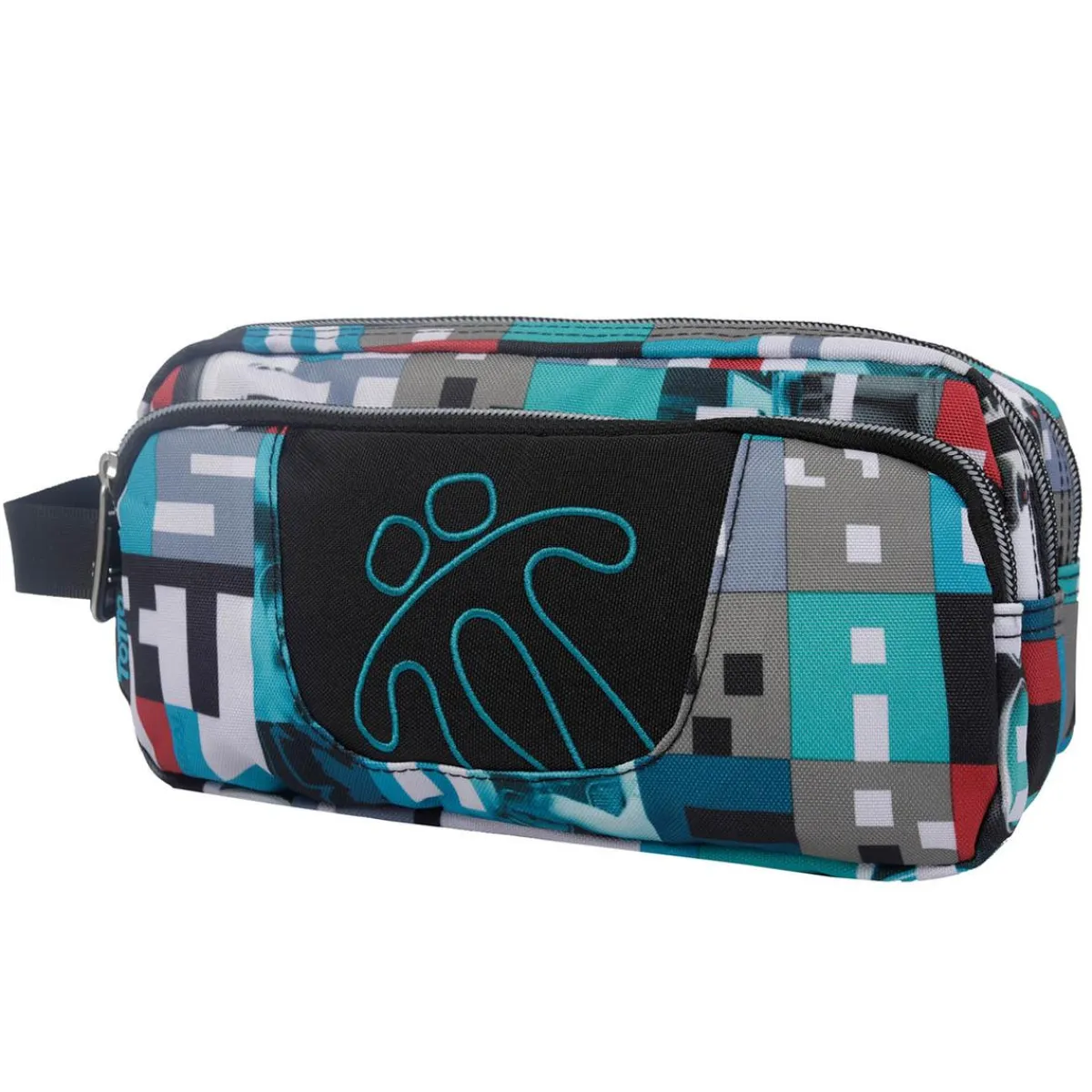 TOTTO Material Escolar*- Estuche escolar 3 compartimentos Agapec Sprayl