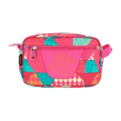 TOTTO Material Escolar*- Estuche escolar 2 compartimentos Plastilina - Rosa