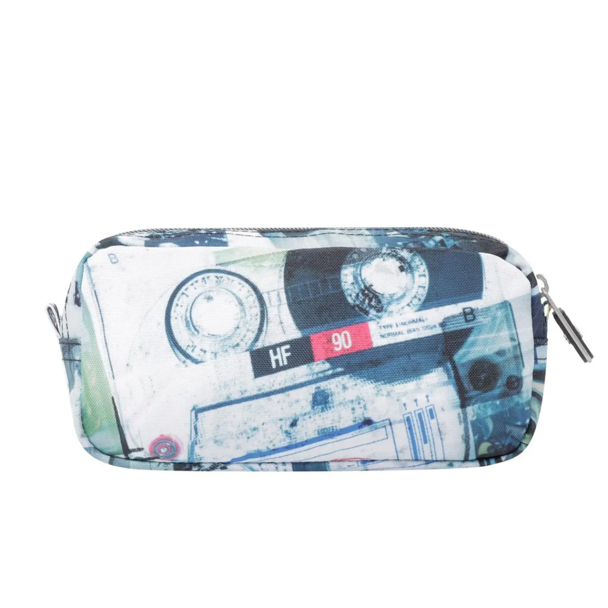 TOTTO Material Escolar*- Estuche escolar dos compartimentos postales y casetes Sobre