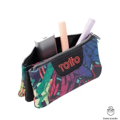 TOTTO Material Escolar*- Estuche escolar graffiti Tablero
