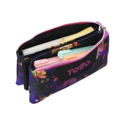 TOTTO Material Escolar*- Estuche Tablero Flower Galaxy