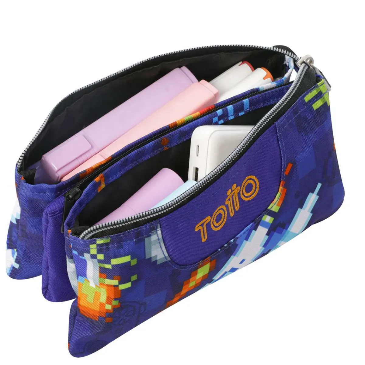 TOTTO Material Escolar*- Estuche Tablero Space Blue