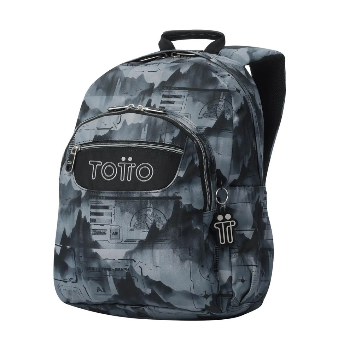 TOTTO Material Escolar*- Mochila Acuareles Digital Hill