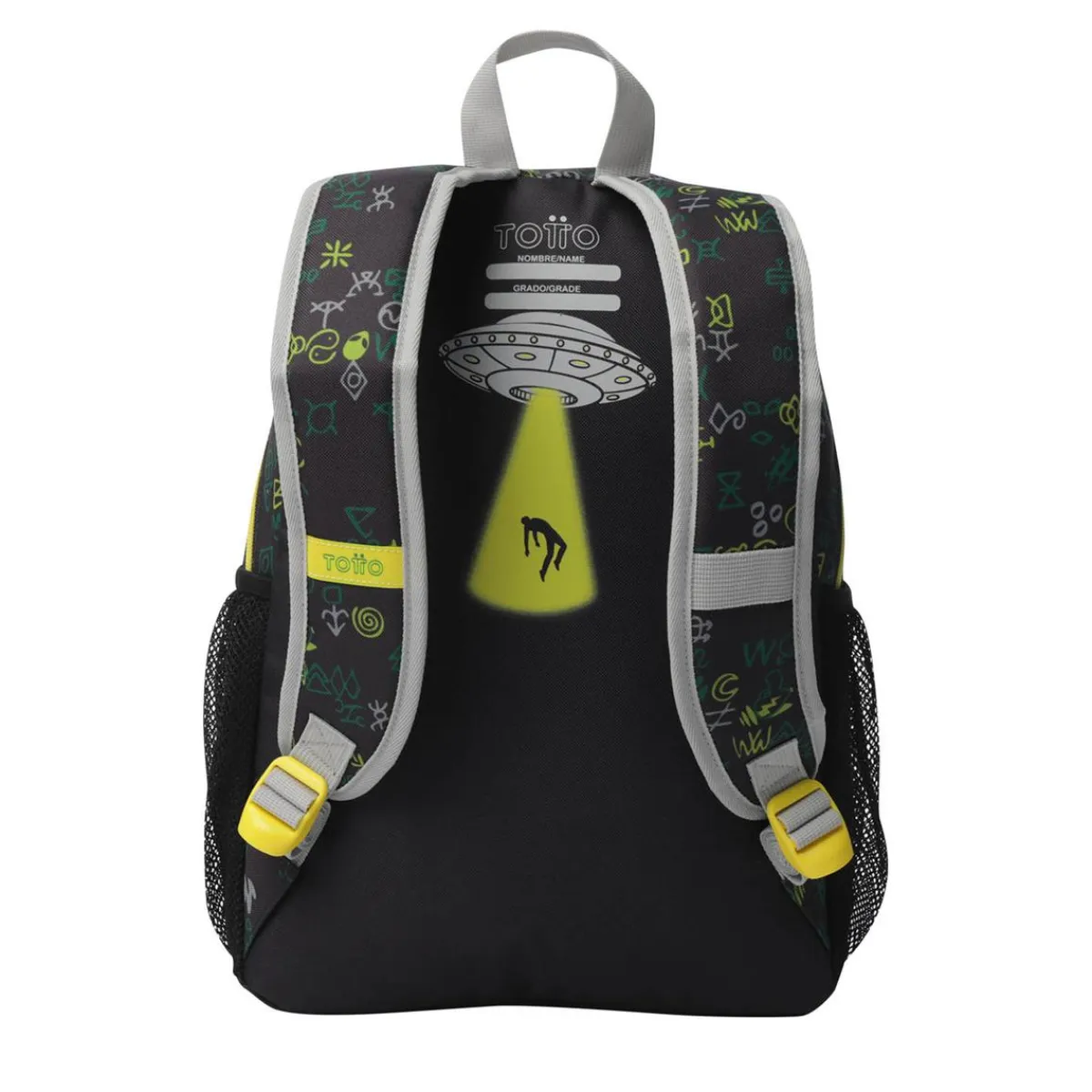 TOTTO Material Escolar*- Mochila Alien Cosmic M