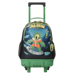 TOTTO Material Escolar*- Mochila con ruedas Alien Cosmic M